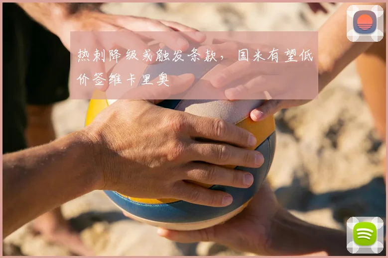 热刺降级或触发条款，国米有望低价签维卡里奥