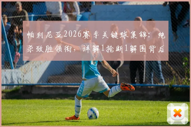 帕利尼亚2026赛季关键球集锦：绝杀致胜领衔，详解1抢断1解围背后的防守价值